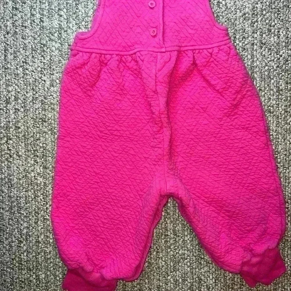 OSHKOSH BGOSH VINTAGE PINK OVERALLS 18MONTHS